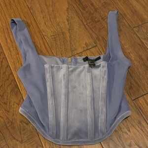 Forever 21 Purple Corset Bodysuit